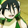 melonlord: Toph hands on face with a scornful expression (mocking)