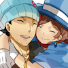 backseatdriver: Smiling, being hugged by Trucy. (you were the song all along)