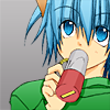 fellpool: (Drinking; it's totally carrot juice)