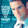 mewithme: Don Flack of CSI:NY snickering with text: 'Trying Really Hard Not To Laugh.' (Don't Laugh)