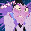 trillingstar: Yzma's clenched fists and curses | Yzma's clenched fists and angry expression. Text reads "@$%*!!" (toon arrrrgh curses!!!)