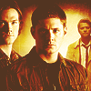 lilyleia78: Sam, Dean and Cas standing together (Supernatural: Trio)