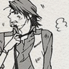 wildkotetsu: art = Ituka, pixiv ID = 371026 (I'M SO TOUGH. I JUST *LOOK* BEAT UP.)
