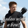 beren_writes: Hawkeye - says badass with a bow (AV - Badass with a bow)