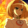lyricaltokarev: Punie with fire behind her (tora tora tora)