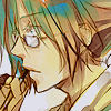 way2dawn: Gokudera with his hair up & glasses, thinking (Gokudera / hm that's interesting)