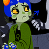 rogueofheart: art by <user name="kony-the-kid" site="tumblr.com"> (nepeta: look back)