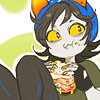 rogueofheart: art by <user name="yummytomatoes" site="tumblr.com"> (nepeta: can has cheeseburger)