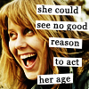 tree: claire hooper; text: she could see no good reason to act her age ([else] childfree)