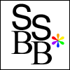 actionreaction: text reads SSBB with a colorful stylized flower ([bb shousetsu]  s2b2)