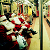 naanima: ([Misc] Santa Clones in Subway)