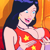 halialkers: Donna Troy of the Wolfman-Perez Teen Titans era looking at growing boobs with a ":-)" (Wotta boob)