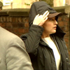 lilly_c: Blythe Duff on set wearing a winter coat and baseball cap (Blythe - wrapped up)