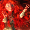 poisontaster: Image of Merida from Brave, hands upraised (Brave-Inspiration Strikes)