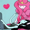 leanwellback: marceline with her head in bubblegum's lap (toons- it's not perfect (but it's mine))