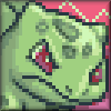 kjorteo: Angry Bulbasaur portrait from Pokémon Mystery Dungeon. (Bulbasaur: Angry)
