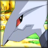kjorteo: Screenshot of a grumpy-looking Skarmory from a Pokémon anime special. (Skarmory: Hmph.)