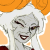 psych0p0mps: elderly Aradia smiling and winking (♈ old; i'm as good once as i ever was)