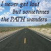 nounsandverbs: (the path wanders)