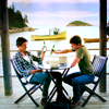 raine: (Haven: Duke and Nathan toasting by barst)
