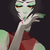 glowsferatu: fangs, sad (My Throat Was Dry With The Sun In My Eye)