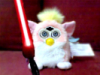 darth_furby: pink furby with red lightsaber (Default)