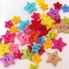 monkey5s: multicolored star-shaped buttons (stars)
