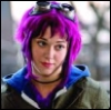ambersweet: Ramona Flowers at Scott's door (Ramona - delivery (purple))