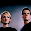 misbegotten: SG1's Sam and Daniel looking intent (SG1 Sam & Daniel)