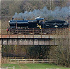 curmudgn: British steam engine crossing a bridge (Steam)