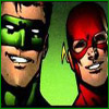 strengthofwill: (Green Lantern & The Flash // smirk!)
