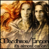 grey_gazania: the silmarillion's maedhros and fingon with text: maedhros/fingon. ...it's almost canon! (if you turn your head and squint)