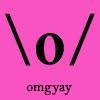 healingmirth: textual victory arms: "omgyay" (\o/)