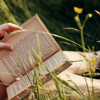 snottygrrl: books in the grass (reading outdoors by hermette)