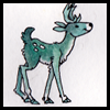jjhunter: a watercolor 'teal deer' (tl;dr)