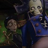 forgotten_vows: picture of a rather confused Victor holding up a dwarf skeleton on a sword (all right I'm totally confused)