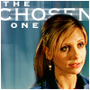 deird1: Buffy, with text "the Chosen One" (Buffy chosen)