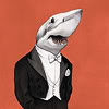 patchwork_owl: (Shark inna tux)