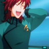 raletha: Patrick of Gundam 00 self-consciously laughing (gundam 00 - patrick - cute)