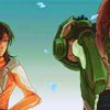 raletha: Lockon walking away from Allelujah (gundam 00 - lockon/allelujah)