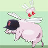 jadelennox: flying pigs wearing Red Sox gear (sox: pigs)