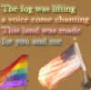 jadelennox: rainbow flag and American flag: this land was made for you and me (politics: ssm optimism)