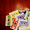 raanve: A pile of colorful cassette tapes (Mixtapes)