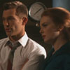 entertainaplanb: Rebecca and Jack looking at something to the left of the picture ([jack] now that's interesting)