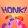 galeriabrony: Pinkie e Twilight: HONK! (Default)
