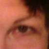 hillbillycavewoman: closeup of my left eye, looking at you (eyeball)