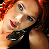 veleda_k: Natasha from the Avengers, on the phone. (MCU: Natasha phone)