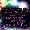 lonelyreverance: sparkles the original procatinators tool of trade (sparkles)