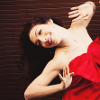 mosca: happy meryl davis in red bow dress (Default)
