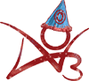 bientot: AO3 with party hat (AO3 birthday!)
